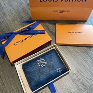 Louis Vuitton Paris Blue Pocket Organizer